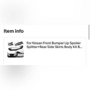 Universal spoiler side skirts